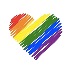 Cate Reid Ceremonies - Logo Rainbow Heart